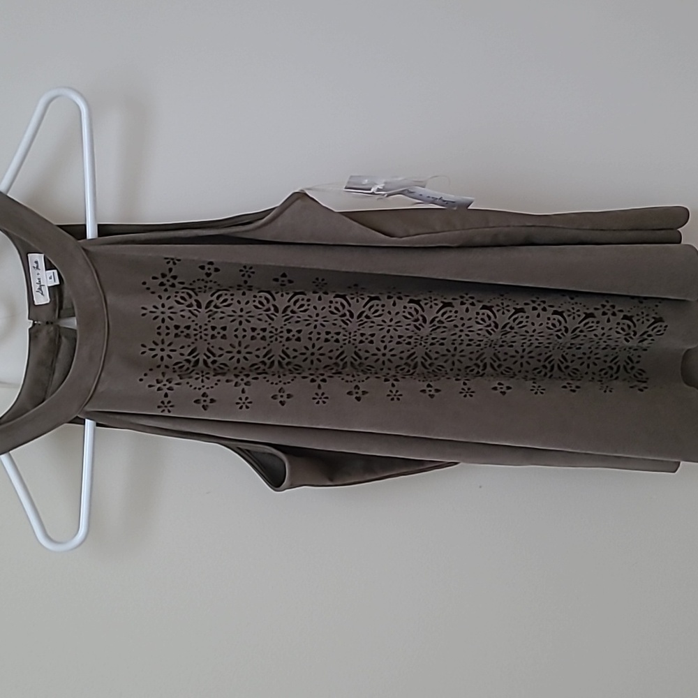 Olive Green,Soft Suede Like Top